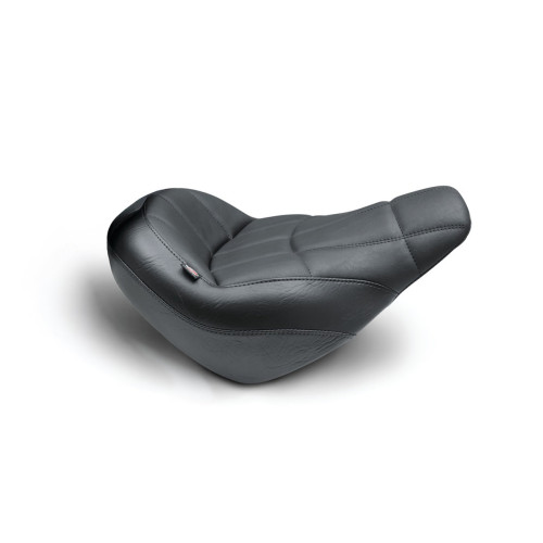 PartzBiz HD: 3455440-Mustang Black Standard Touring Solo Driver Front Seat Harley Street Bob M8 2018