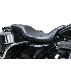 PartzBiz HD 75202 - Mustang Super Tripper Carbon Seat Harley FL Touring Dresser Tri Glide 2008-2022