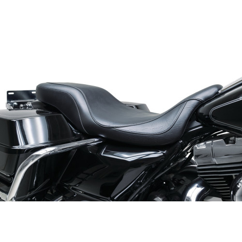 PartzBiz HD: 3451877-Mustang Super Tripper Carbon Seat Harley FL Touring Dresser Tri Glide 2008-2022