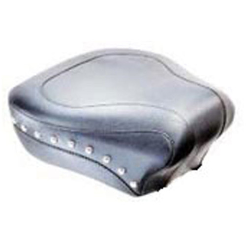 PartzBiz HD: 3465194-Mustang Wide Style Black Studded Rear Passenger Seat Pad Harley Softail 1984-99