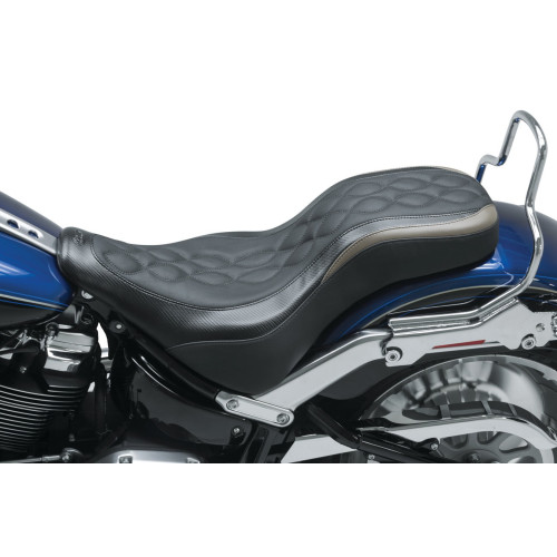 PartzBiz HD: 3455432-Mustang Day Tripper One Piece Driver Passenger Seat Harley Softail Fat Boy FLFB PartzBiz HD: 3455432-Mustang Day Tripper One Piece Driver Passenger Seat Harley Softail Fat Boy FLFB