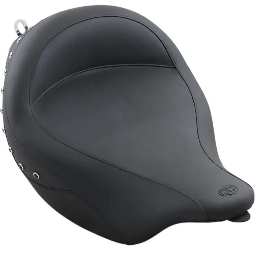 PartzBiz HD: 3455588-Mustang Vintage Super Solo Seat With Black Studs 2008-2017 Harley Touring 76069
