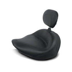 PartzBiz HD 76124 - Mustang Wide Touring Vintage Solo Seat Black Yamaha Roadliner Statoliner 06-2015