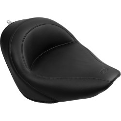 PartzBiz HD 76244 - Mustang Vintage Solo Seat Black 2006-2017 Harley Fatboy Softail 200 Tire 76244