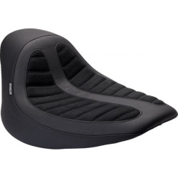 PartzBiz HD 76276 - Mustang Fred Kodlin Signature Series Black Solo Seat 2013-2017 Harley Breakout