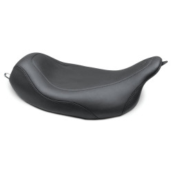 PartzBiz HD 76694 - Mustang Wide Tripper Solo Seat Diamond Pattern Stitch 2008-2017 Harley Touring