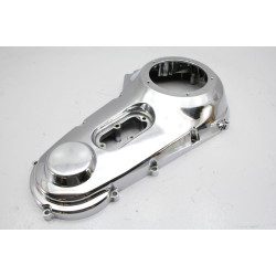 PartzBiz HD 78209 - V-Factor Chrome Outer Primary Cover Aluminum 1999-2006 Harley Softail Dyna