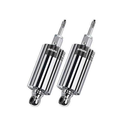 PartzBiz HD: 3466664-Bitubo Rear Polished 9” Adjustable Shock Set Pair Kit Harley Softail 2000-2007