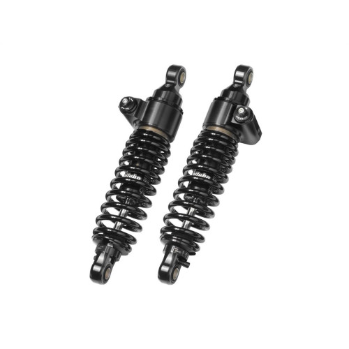 PartzBiz HD: 3466652-Bitubo Black 13” Rear Adjustable Spring Shocks Pair Set Harley Dyna 1991-2017