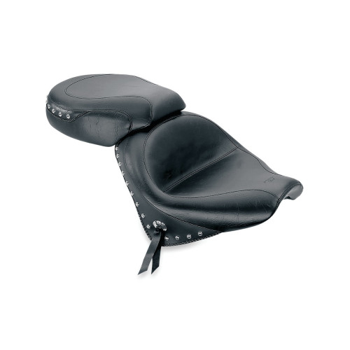 PartzBiz HD: 3458238-Mustang Two Piece Vintage Wide Touring Seat Backrest Honda VTX1300R,S,T 02-2009