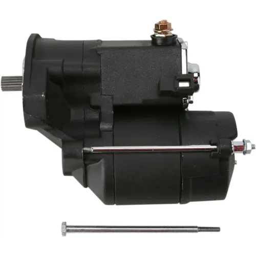 PartzBiz HD: 3441450-Drag Specialties 1.4KW Black Starter 89-06 Big Twin Harley Chopper Bobber Custom