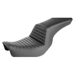 PartzBiz HD 806-04-191 - Saddlemen Tour Step-Up Seat Front Tuck-n-Roll Black 29” Harley Dyna 06-17