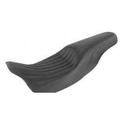 PartzBiz HD 808-07B-047K - Saddlemen Knuckle 2 Up Gel Core Rib Stitch Seat 2008-2020 สำหรับ Harley Touring Dresser