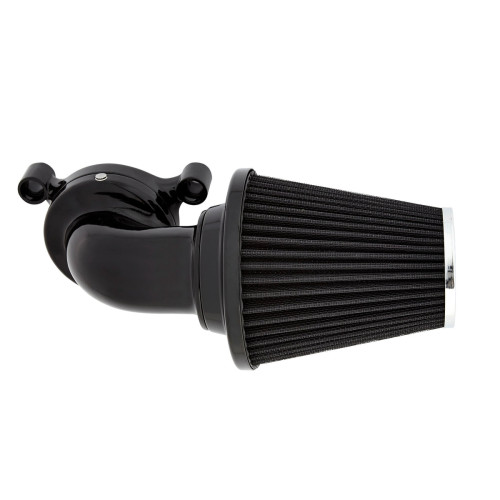 PartzBiz HD: 3443387-Arlen Ness Black Monster เครื่องฟอกอากาศ Intake Breather Stage 1 Harley 99-17 Harley