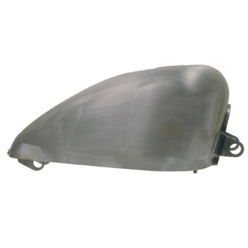 PartzBiz HD: 3479051-V-Factor Replica 2.25 Gallon Peanut Raw Steel Gas Tank 1995-03 Harley Sportster