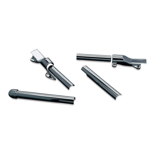 PartzBiz HD: 3451210-Kuryakyn Chrome Rear Softail Swingarm Covers Accents Trim Harley Heritage 2007