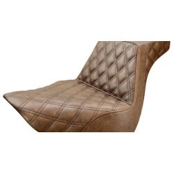 PartzBiz HD 818-27-175BR - Saddlemen Step Up Brown 2 Up Lattice Stitch Seat Harley Softail Fat Boy FLFB 18+ PartzBiz HD 818-27-175BR - Saddlemen Step Up Brown 2 Up Lattice Stitch Seat Harley Softail Fat Boy FLFB 18+