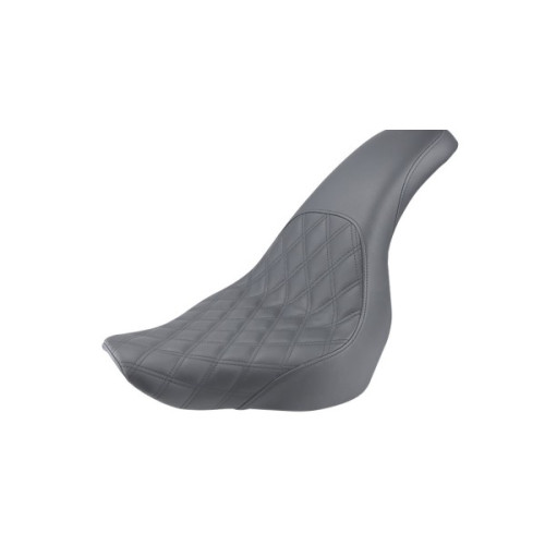 PartzBiz HD: 3466975-Saddlemen Profiler Black Lattice Stitch 2Up Seat M8 Harley 18+ Softail FXLR FLSB