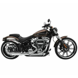 PartzBiz HD 828-74684 - ท่อหัวระบบท่อไอเสีย Supertrapp Chrome 2-1 Fatshot Harley Softail 18+ M8