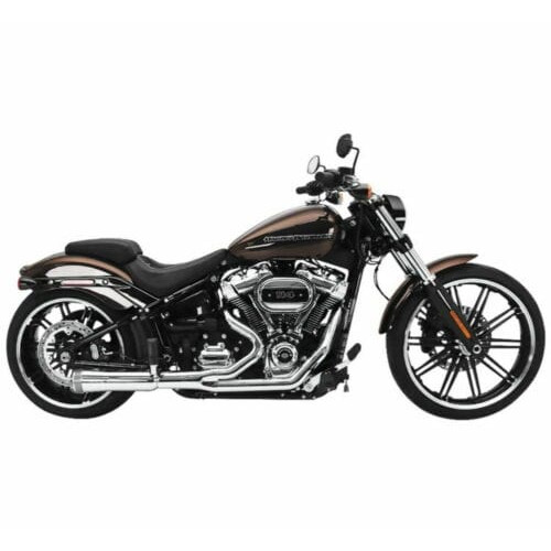 PartzBiz HD: 3469255-Supertrapp Chrome 2-1 Fatshot Exhaust System Headers Pipes Harley Softail 18+ M8