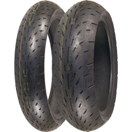 PartzBiz HD: 3463267-Shinko 003 Stealth Radial 180/55ZR18 74W Rear Tire Street Super Sport Drag Race