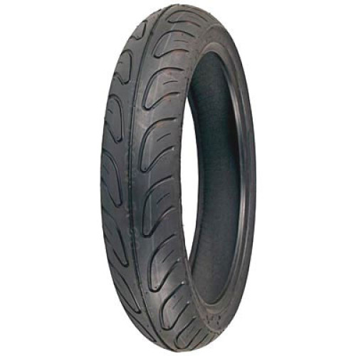 PartzBiz HD: 3463353-Shinko 006 Podium 130/70ZR16 61W Radial Front Tire Street Bike Sport Race Black