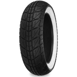 PartzBiz HD 87-4258 - Shinko 723 Series Front Rear Tire 110/70-12 47P Whitewall WW Moped Scooter DOT PartzBiz HD 87-4258 - Shinko 723 Series Front Rear Tire 110/70-12 47P Whitewall WW Moped Scooter DOT