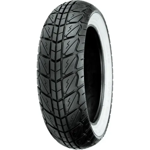 PartzBiz HD: 3464534-Shinko 723 Series Front Rear Tire 140/70-12 65P Whitewall WW Moped Scooter DOT