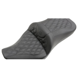 PartzBiz HD 897-06-182 - Saddlemen Lattice Stitch Road โซฟาที่นั่ง 97-2007 Harley Touring Bagger FLHR FLHX