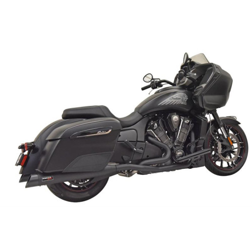 PartzBiz HD: 3474891-Bassani Black Performance True Dual Exhaust Pipes System Indian Challenger 2020
