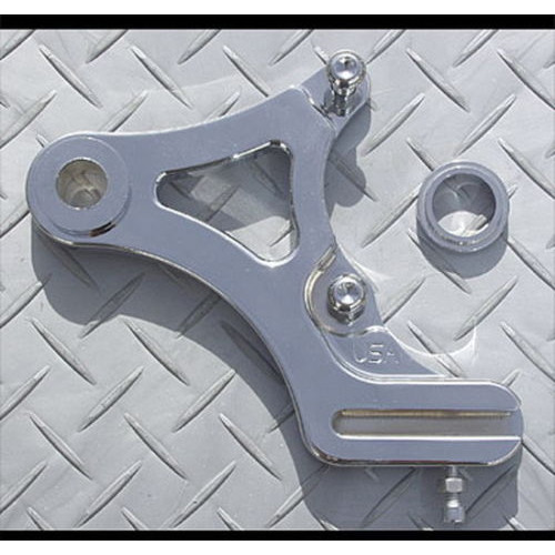 PartzBiz HD: 3460310-Ultima Polished Rear Brake Caliper Hanger Bracket Harley Softail FX FL 1987-1999