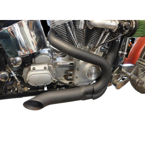 PartzBiz HD: 3454264-V-Factor 2” Chrome 40” Drag Pipes Exhaust Harley Ironhead Sportster Chopper XLCH
