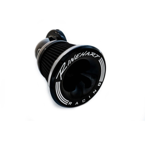 PartzBiz HD: 3492247-Rinehart Moto 90° Velocity Air Cleaner Kit Chrome Harley Touring Softail 17+ M8