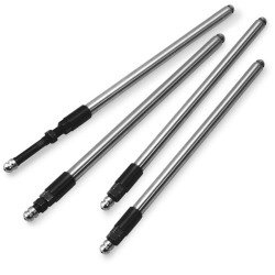 PartzBiz HD 93-5120 - S&S Quickee Adjustable Pushrods Kit Set Harley Evo Evolution Big Twin Dyna FXST