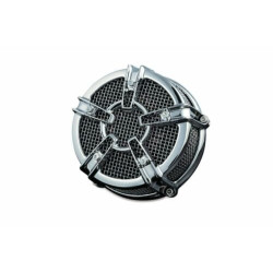 PartzBiz HD 9392 - Kuryakyn Chrome ECE Compliant Mach 2 Co-Ax Air Cleaner K&N Harley XL883 2007-16
