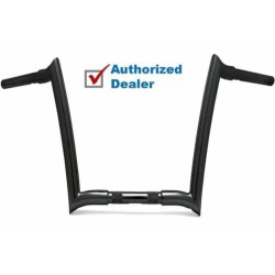 PartzBiz HD ACM - OEMB125-14 B - Paul Yaffe Black 14 OEM Monkey Bar แฮนด์บาร์ Ape สำหรับ Harley Softail Road King Glide