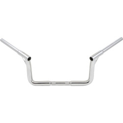 PartzBiz HD B12-7007C - Burly Louie B 1-1/4” Ape Handlebars 8.5” Chrome Harley Notched Slotted Drilled