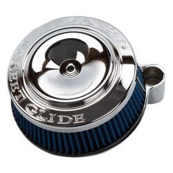 PartzBiz HD BS-CAP4C - HD Street Glide Chrome Billet Sucker Air Cleaner Intake Big Filter Cover Harley