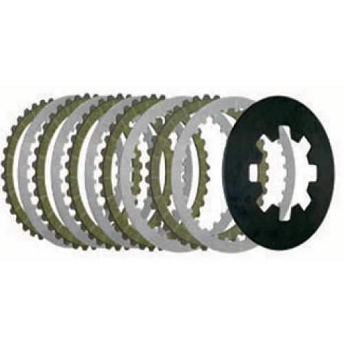 PartzBiz HD: 3461836-BDL Tempered Steel Clutch Plate Kit Drivetrain Primary Transmission Harley BT