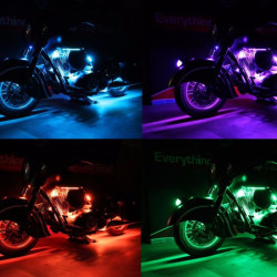 PartzBiz HD CD-IND-TMWK1BM - Custom Dynamics CD-IND-TMWK1BM Full Engine LED Accent Light Kit w/ Bluetooth | CD-IND-TMWK1BM PartzBiz HD CD-IND-TMWK1BM - Custom Dynamics CD-IND-TMWK1BM Full Engine LED Accent Light Kit w/ Bluetooth | CD-IND-TMWK1BM