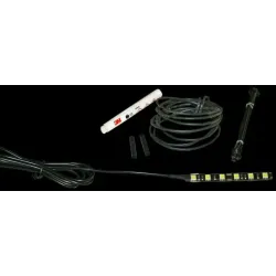 PartzBiz HD CD-IND-WB-RED - Red MagicFlex 2 LED War Bonnet Kit for Indian