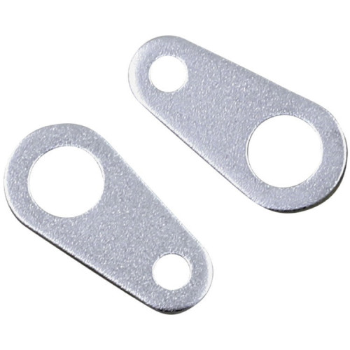PartzBiz HD: -Custom Dynamics Silver Micro Bullet LED Turn Signal Straight Bracket Mount