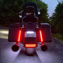 PartzBiz HD CD-PR-8-S - Smoked Genesis 8.5 inch. Auxiliary LED Plasma Rods Light Bars