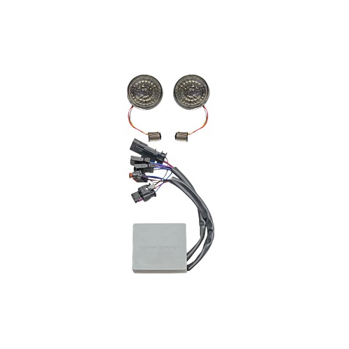 PartzBiz HD: -Custom Dynamics Smart LED Bullet Turn Signal Brake Light LED Pair Harley XL