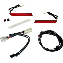 PartzBiz HD CD-TKE-REF-13-R - Red LED Fender Reflector Light