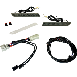 PartzBiz HD CD-TKE-REF-13-S - Smoked LED Fender Reflector Light