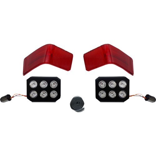 PartzBiz HD: -Custom Dynamics LED Tour-Pak Run/Brake Lights Red Lenses Harley Touring 89-13