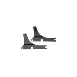 PartzBiz HD CV8097 - Cycle Visions 8 3/4 Sissy Bar Side Plates Black Harley Softail Fat Bob FXFBS 18+