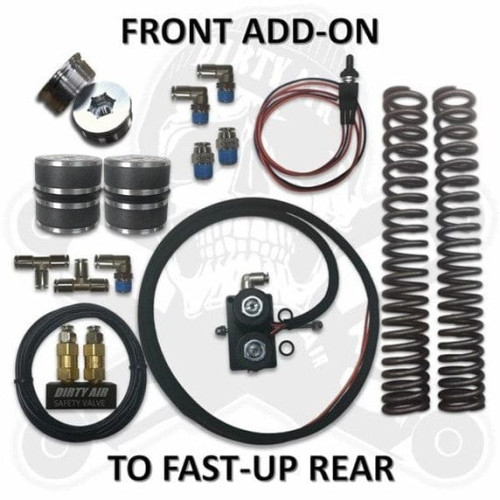 PartzBiz HD: 3490929-Dirty Air Front Add-On Fast-Up Rear Air Ride Shock Suspension Kit Harley Touring PartzBiz HD: 3490929-Dirty Air Front Add-On Fast-Up Rear Air Ride Shock Suspension Kit Harley Touring