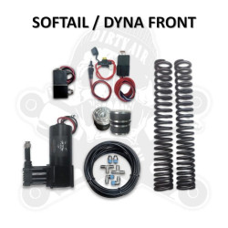 PartzBiz HD DA-HSTF01 - Dirty Air 41mm Front Fork Air Ride Suspension Kit 1989-2017 Harley Softail Dyna